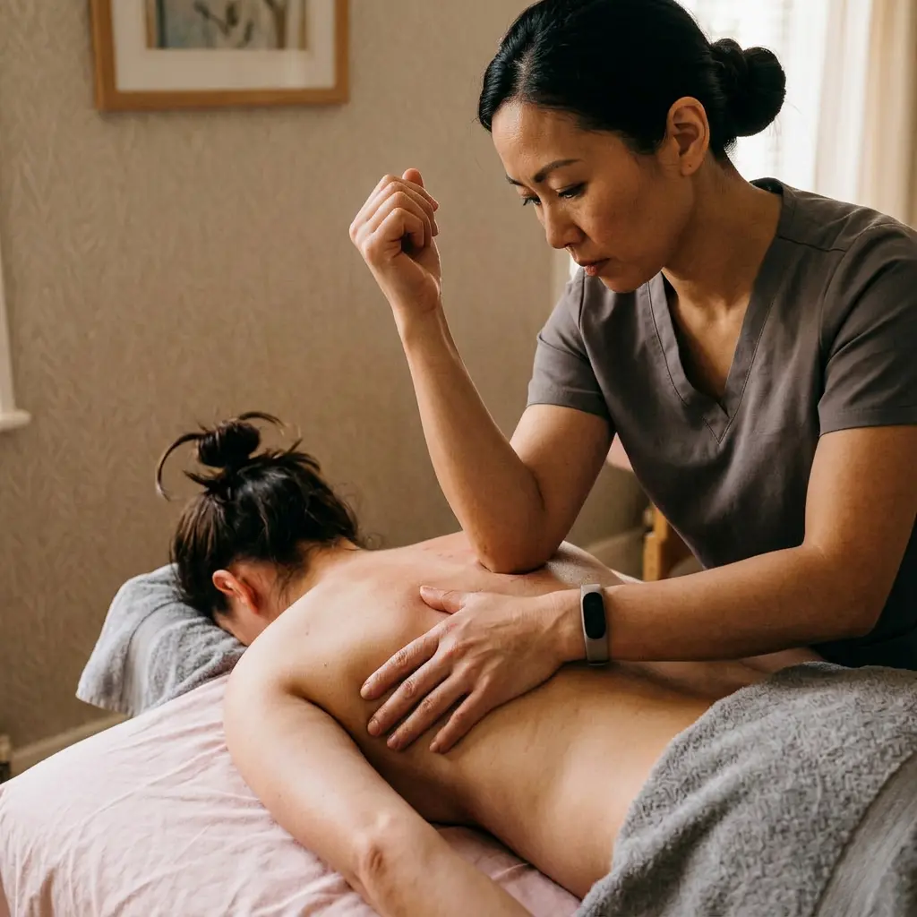 Firm deep tissue and sport massage treatment