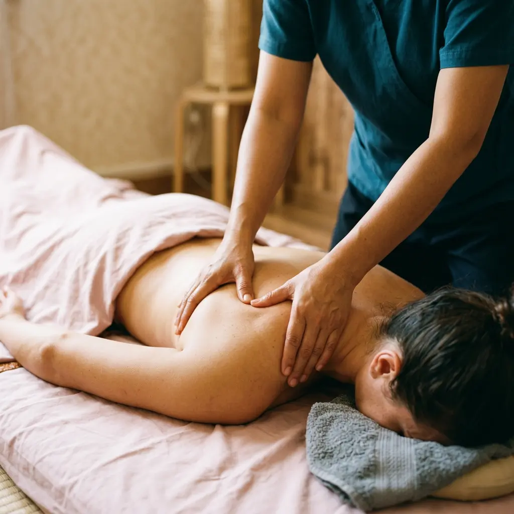 Traditional Thai massage treatment